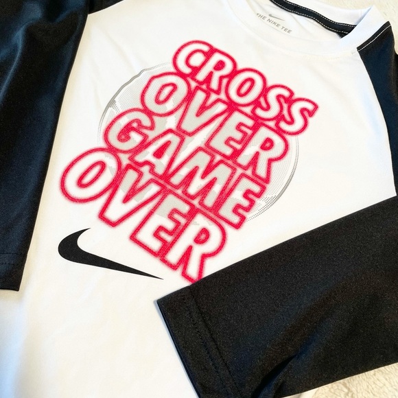 🆕Boy’s Nike Dri-Fit CROSS OVER GAME OVER Raglan - Picture 6 of 8